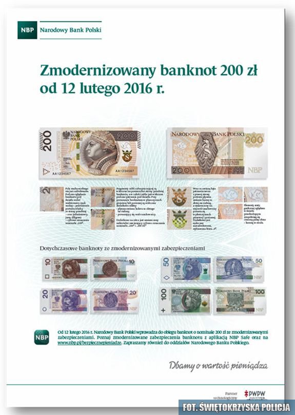 Zmodernizowany Banknot O Nominale Z Wchodzi Do Obiegu