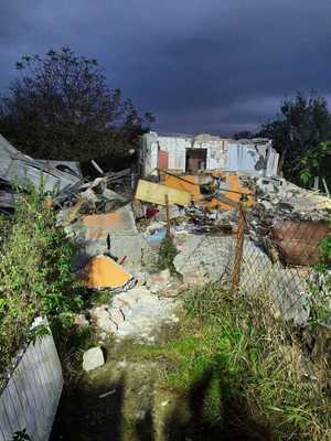 miejsce zdarzenia - wybuch gazu